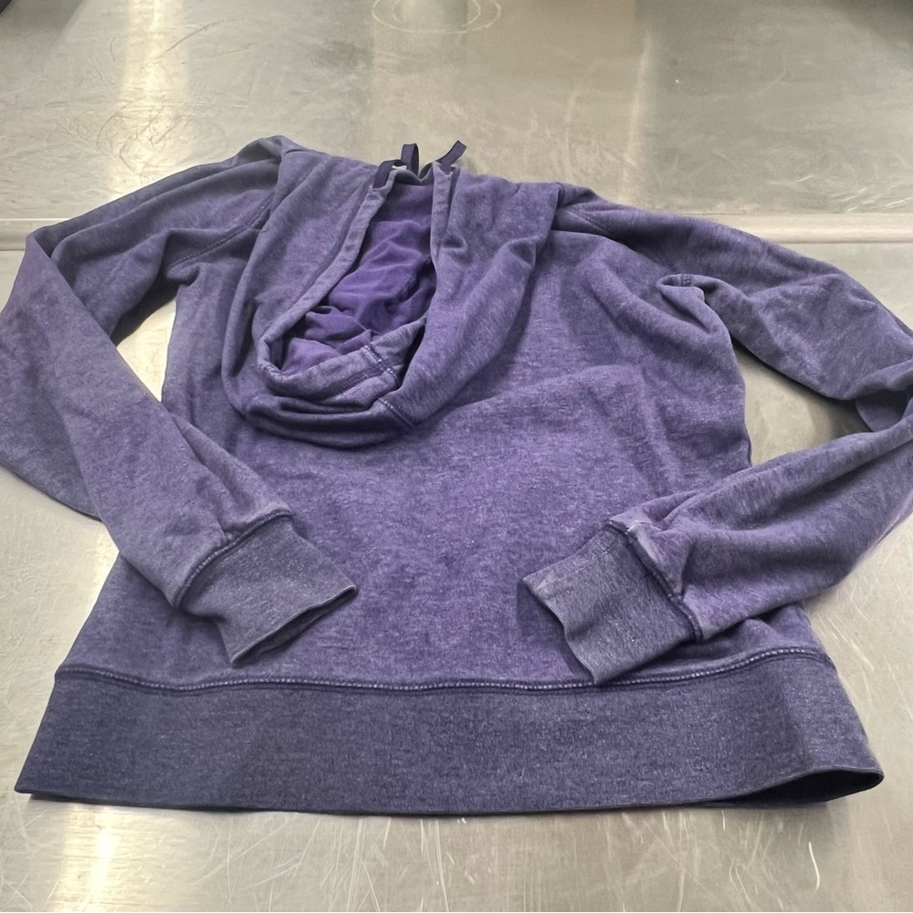 THE NORTH FACE purple hooded sweatshirt size M - Picture 7 of 7